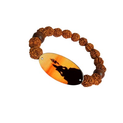  Mahadev Shiva 5 Mukhi Rudraksha Bracelet